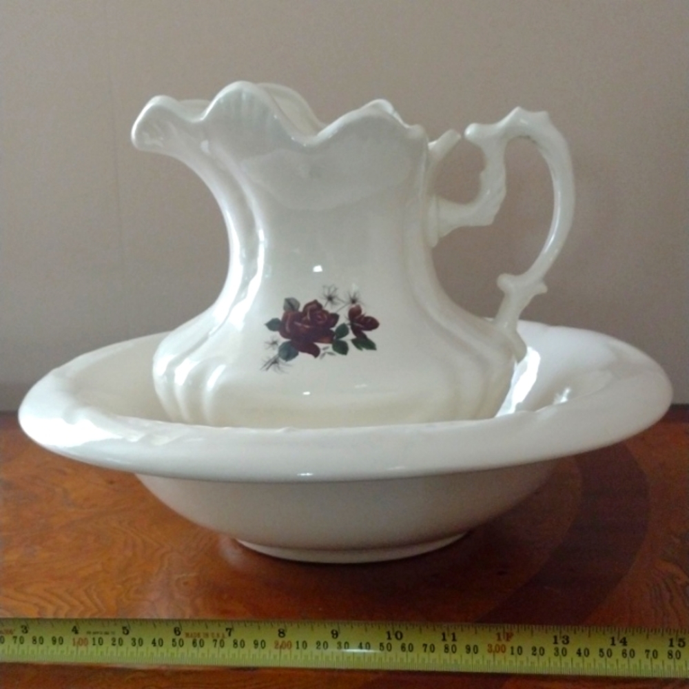 Bowl and Pitcher